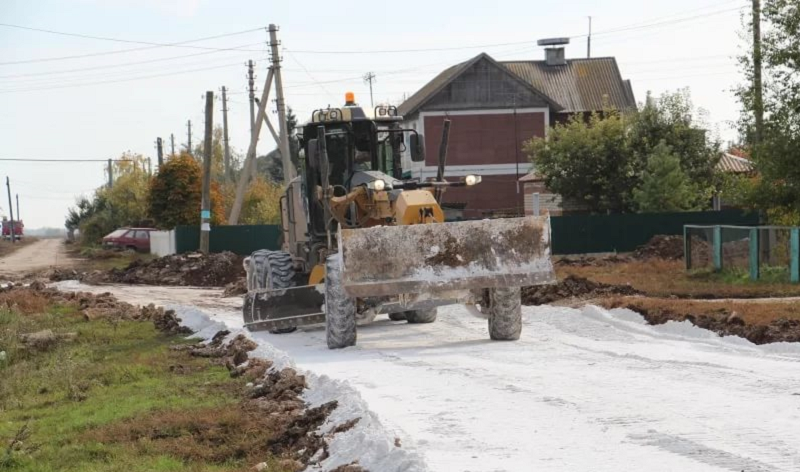 новая дорога из фосфогипса